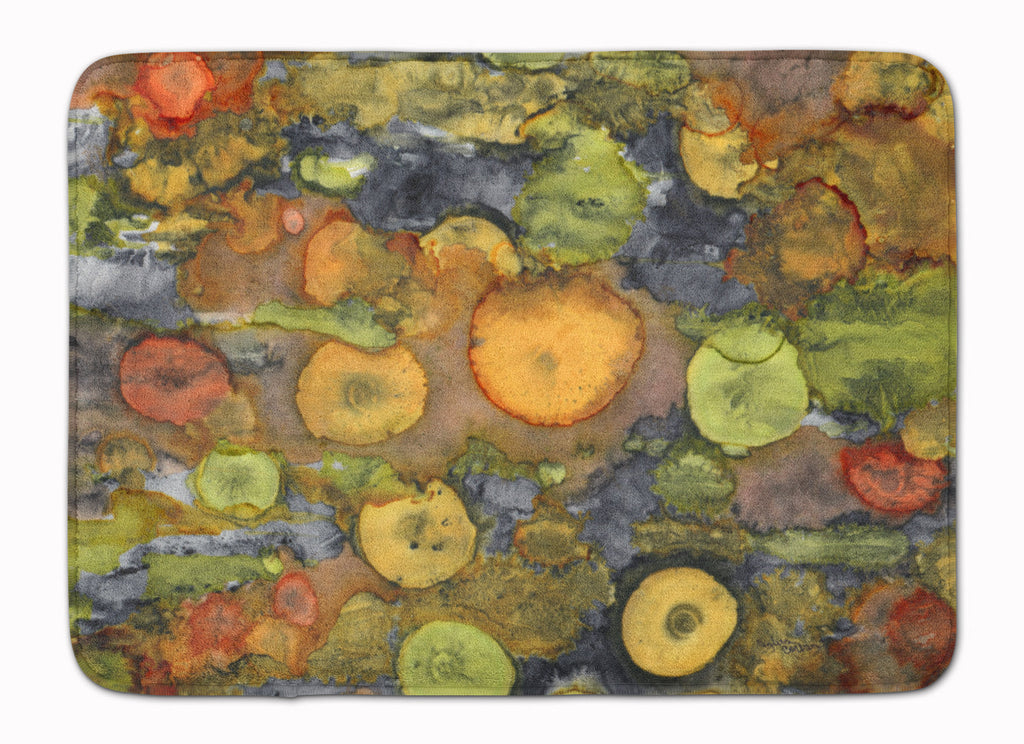 Abstract with Mother Earth Memory Foam Kitchen Mat Machine Washable Anti-Fatigue Cushion Comfort Bath or Kitchen Rug