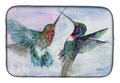 Hummingbird Combat Dish Drying Mat Absorbent Dish Drying Mat Pad for Kitchen Counter Dish Drainer Mat for Countertop, 14 x 21", Multicolor