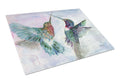 Hummingbird Combat Cutting Board Tempered Glass Kitchen Cutting Surface, Heat Resistant Chopping, Non-Slip Feet, Food Prep & Serving