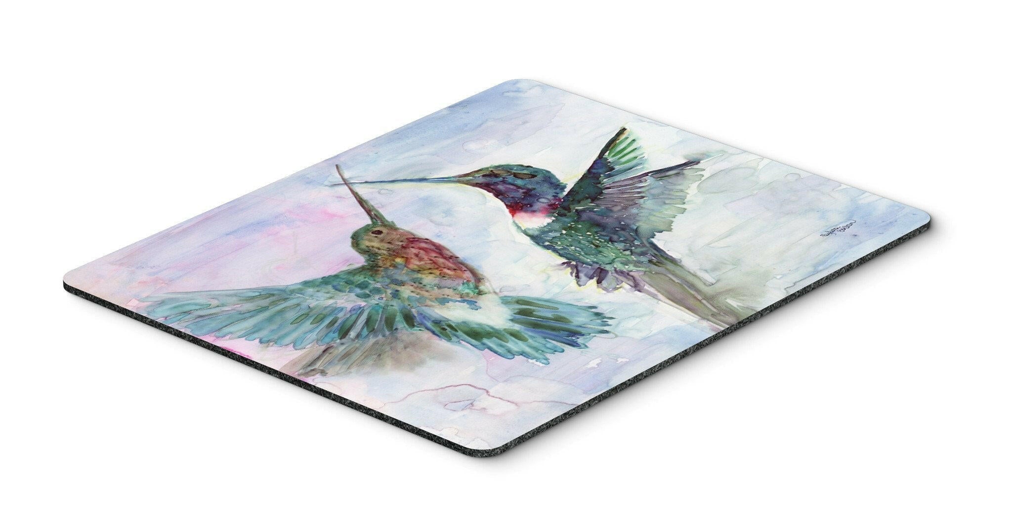 Hummingbird Combat Mouse Pad, Heat Resistant Trivet Hot Pad , Non Slip Rubber Desk Mat, Kitchen Counter Protector, Home Office Decor Gift