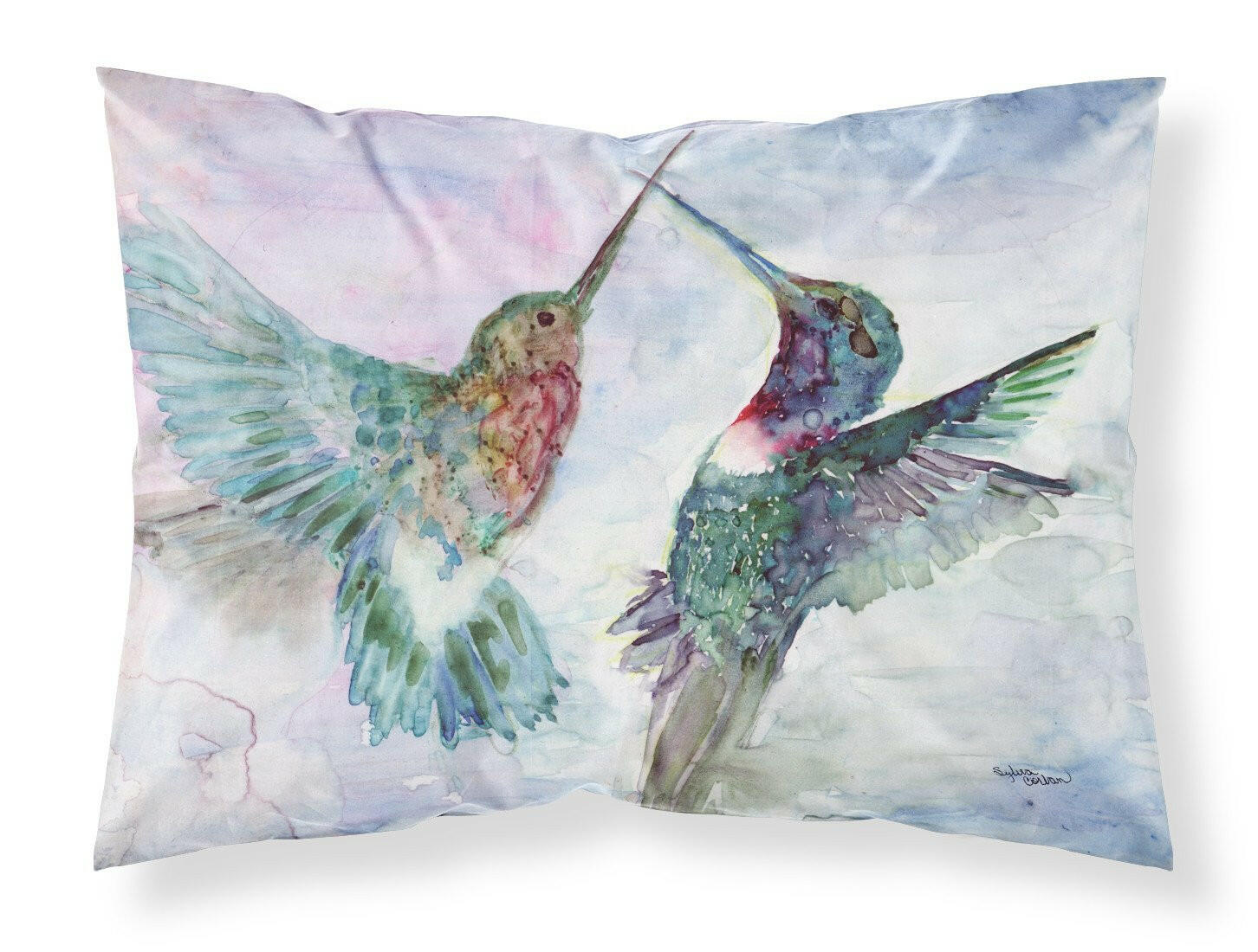 Hummingbird Combat Standard Pillowcase Lightweight Super Soft Easy Care Decorative Artwork Pillowcase, Standard
