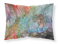Brunette Mermaid Water Fantasy Standard Pillowcase Lightweight Super Soft Easy Care Decorative Artwork Pillowcase, Standard