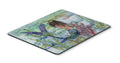 Brunette Mermaid Coral Fantasy Mouse Pad, Heat Resistant Trivet Hot Pad , Non Slip Rubber Desk Mat, Kitchen Counter Protector, Home Office Decor Gift