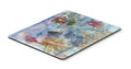Abstract Mermaid Water Fantasy Mouse Pad, Heat Resistant Trivet Hot Pad , Non Slip Rubber Desk Mat, Kitchen Counter Protector, Home Office Decor Gift