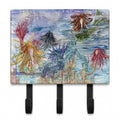 Abstract Mermaid Water Fantasy Leash or Key Holder Wall Hooks, Coat Rack Wall Mount, for Hanging Keys, Towels, Aprons, Leashes