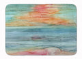 Abstract Rainbow Memory Foam Kitchen Mat Machine Washable Anti-Fatigue Cushion Comfort Bath or Kitchen Rug