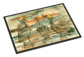 Pelicans on their perch Abstract Doormat Indoor Outdoor 18H X 27W Front Door Mat Rugs for Entryway, Non Slip Washable