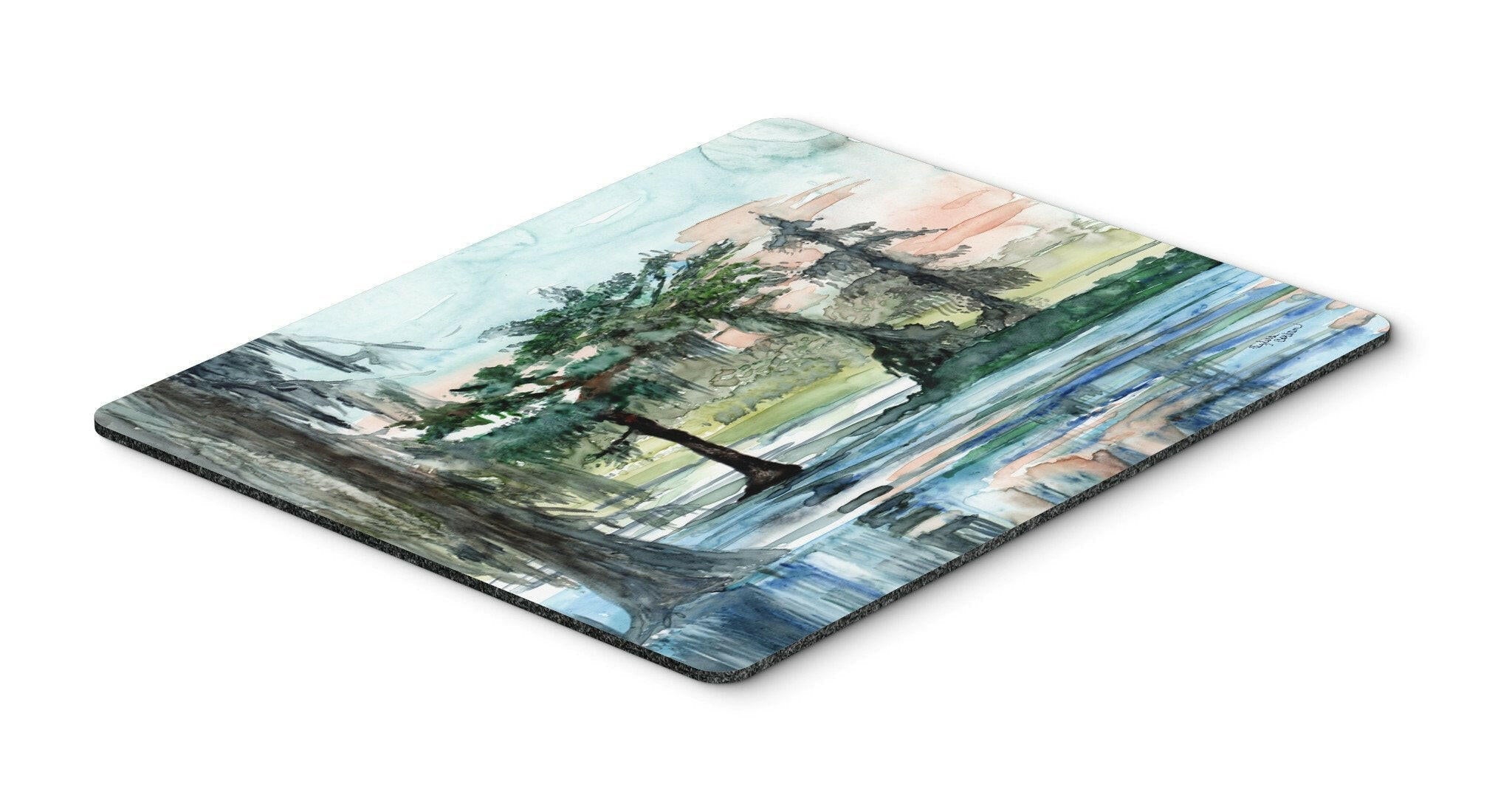 In the Swamp Mouse Pad, Heat Resistant Trivet Hot Pad , Non Slip Rubber Desk Mat, Kitchen Counter Protector, Home Office Decor Gift