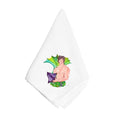 Black Haired Merman Napkin Cloth Washable, Soft, Durable, Table Dinner Napkins Cloth for Hotel, Lunch, Restaurant, Weddings, Parties