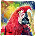 Bird - Parrot Decorative Throw Pillow 14x14 Indoor Outdoor Accent Cushion, Fabric Cover with Insert for Sofa, Bed, Porch & Living Room