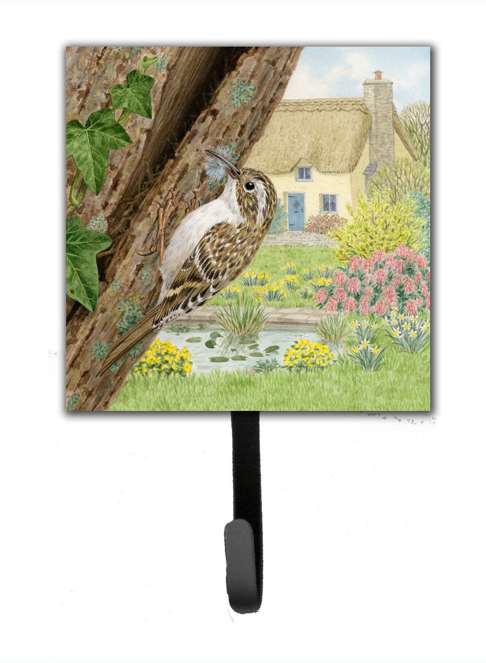 Treecreeper by Sarah Adams Leash or Key Holder Wall Hooks, Key Hooks Holder, Coat Rack Wall Mount, Coat Hooks, Hooks for Hanging Keys, Towels, Aprons, Leashes