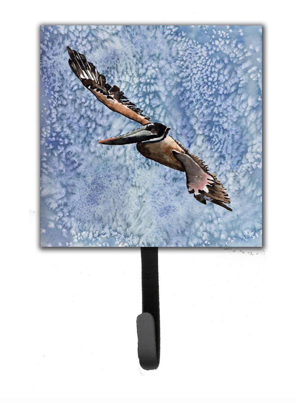 Pelican Cool Blue Water Leash or Key Holder Wall Hooks, Key Hooks Holder, Coat Rack Wall Mount, Coat Hooks, Hooks for Hanging Keys, Towels, Aprons, Leashes