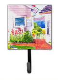 Beach View between the Houses Leash or Key Holder Wall Hooks, Key Hooks Holder, Coat Rack Wall Mount, Coat Hooks, Hooks for Hanging Keys, Towels, Aprons, Leashes