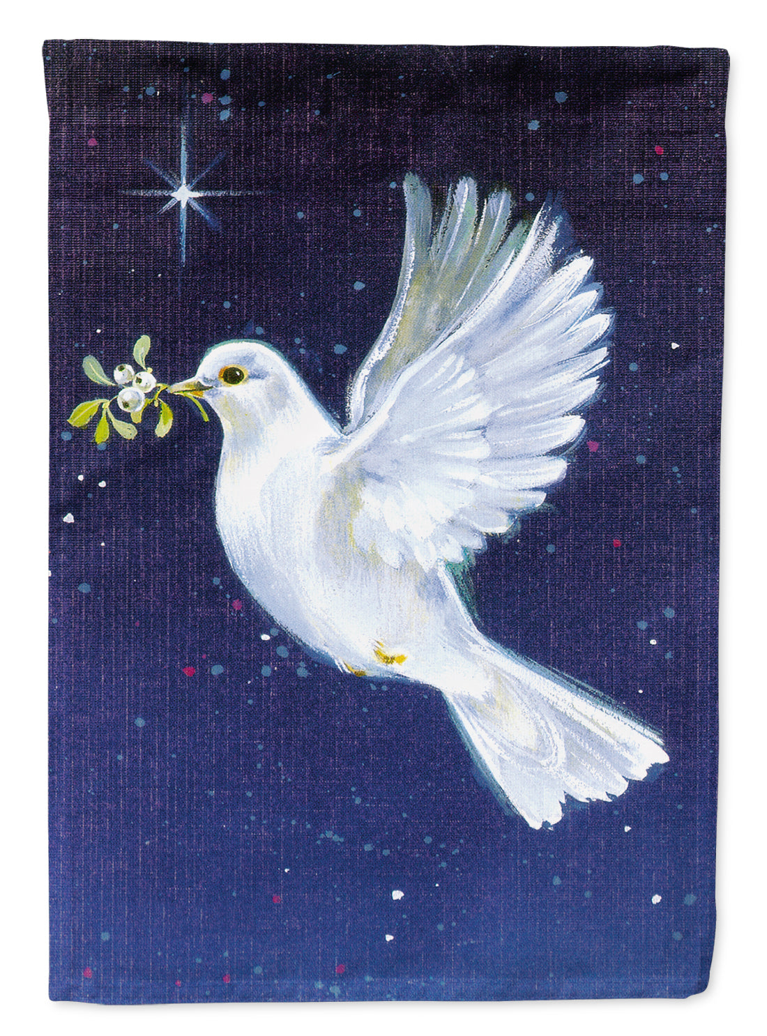 Peace Dove with the Olive Branch House Flag 28x40 Porch Sleeve Pole Decorative Outside Yard Banner Artwork Wall Hanging, Polyester