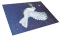 Peace Dove with the Olive Branch Cutting Board Tempered Glass Kitchen Cutting Surface, Heat Resistant Chopping, Non-Slip Feet, Food Prep & Serving