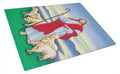 Jesus The Good Shepherd Cutting Board Tempered Glass Kitchen Cutting Surface, Heat Resistant Chopping, Non-Slip Feet, Food Prep & Serving