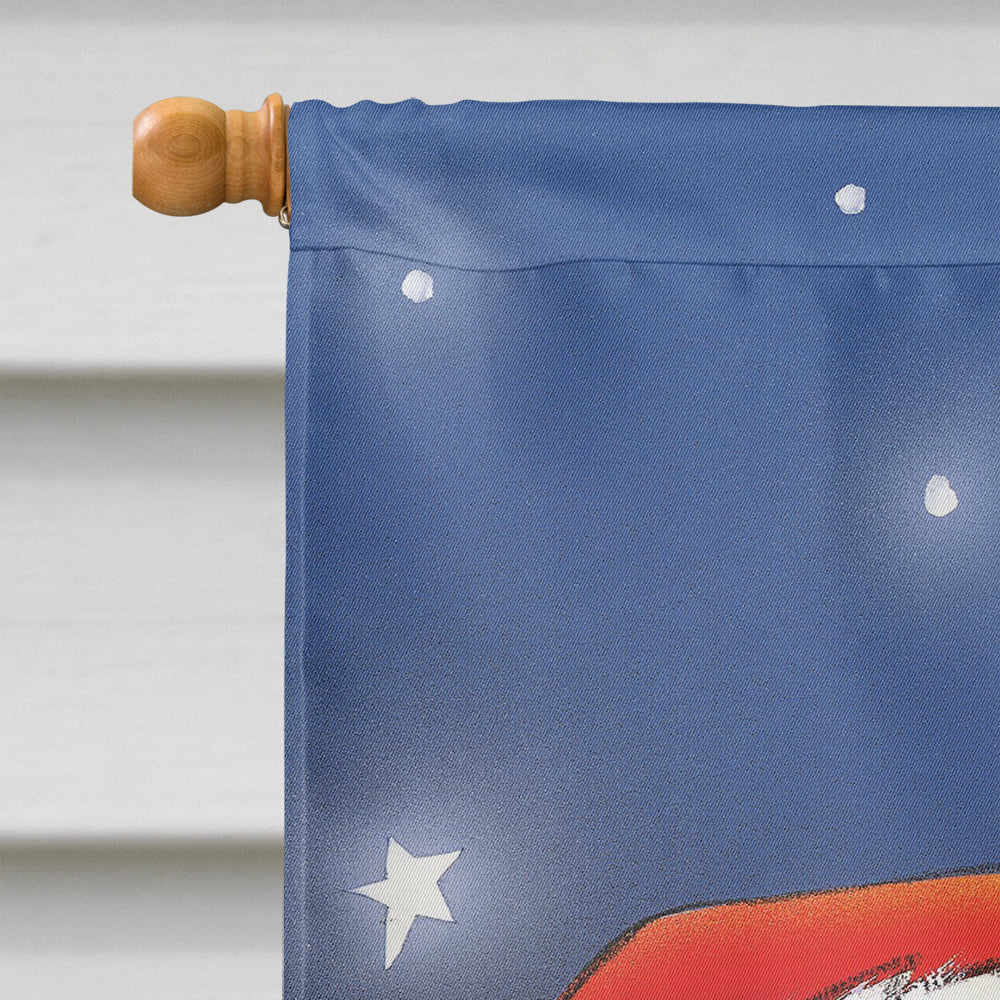 Duck with Christmas Ornament House Flag 28x40 Porch Sleeve Pole Decorative Outside Yard Banner Artwork Wall Hanging, Polyester