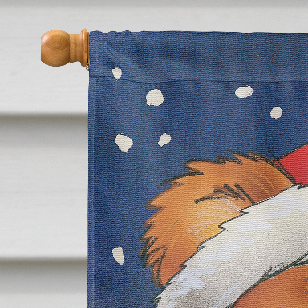 Teddy Bear and Christmas Tree House Flag 28x40 Porch Sleeve Pole Decorative Outside Yard Banner Artwork Wall Hanging, Polyester
