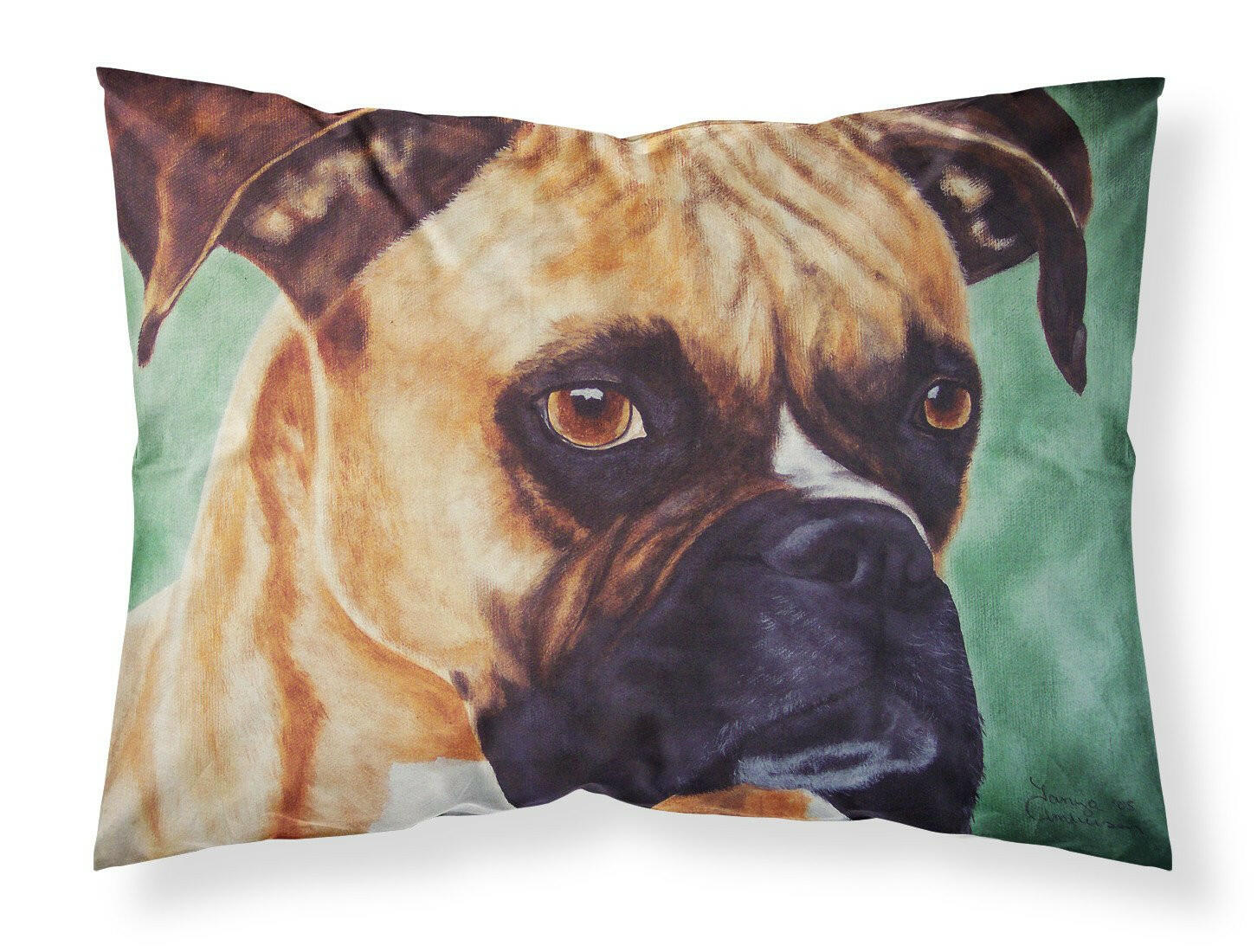 Boxer by Tanya and Craig Amberson Standard Pillowcase Lightweight Super Soft Easy Care Decorative Artwork Pillowcase, Standard