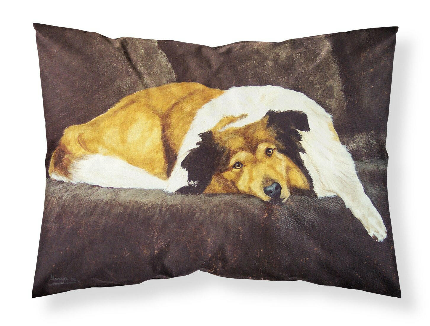 Collie by Tanya and Craig Amberson Standard Pillowcase Lightweight Super Soft Easy Care Decorative Artwork Pillowcase, Standard