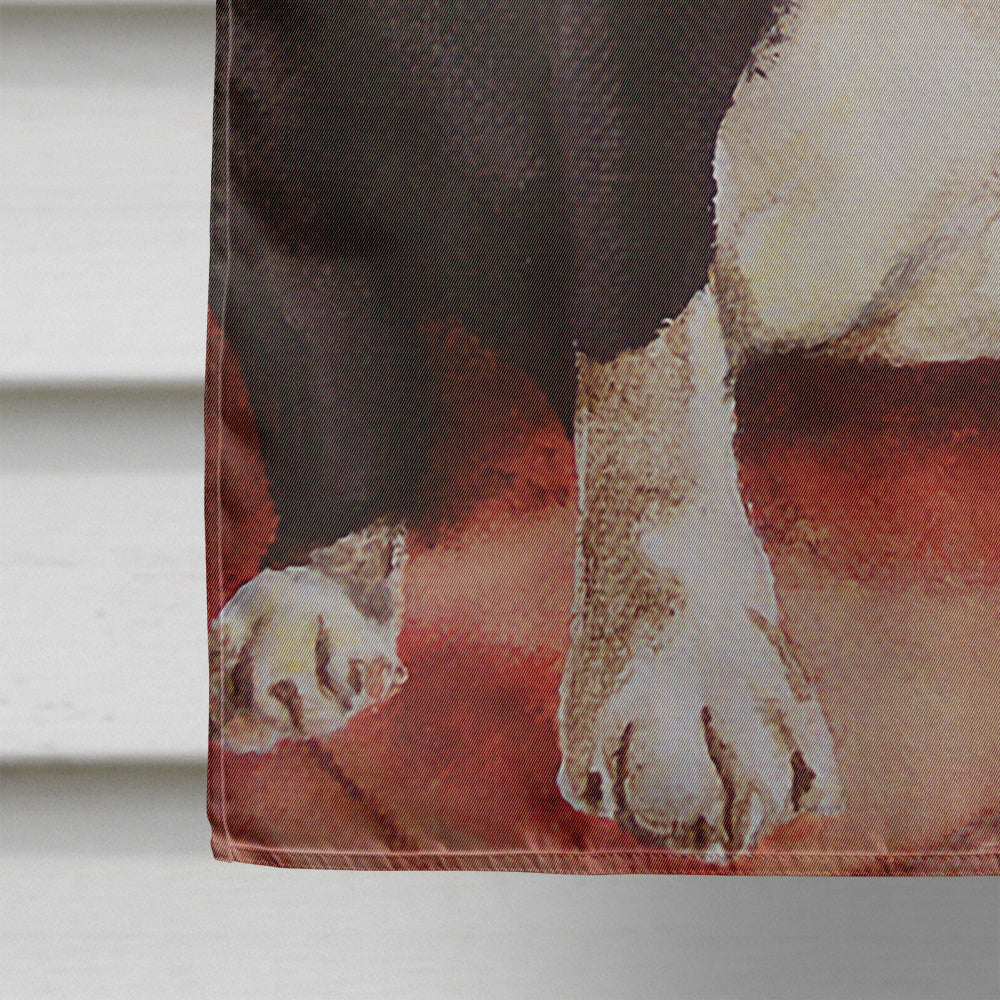 Bull Terrier English Bully House Flag 28x40 Porch Sleeve Pole Decorative Outside Yard Banner Artwork Wall Hanging, Polyester