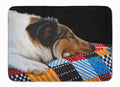 Day Dreamer Collie Memory Foam Kitchen Mat Machine Washable Anti-Fatigue Cushion Comfort Bath or Kitchen Rug