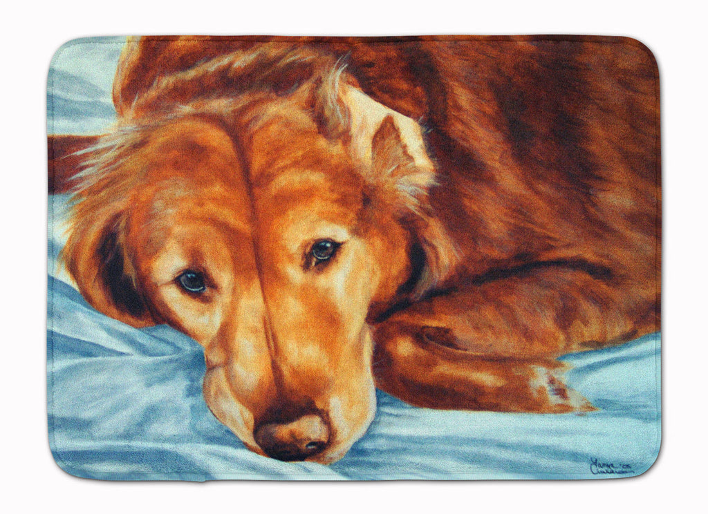Golden Retriever by Tanya and Craig Amberson Memory Foam Kitchen Mat Machine Washable Anti-Fatigue Cushion Comfort Bath or Kitchen Rug