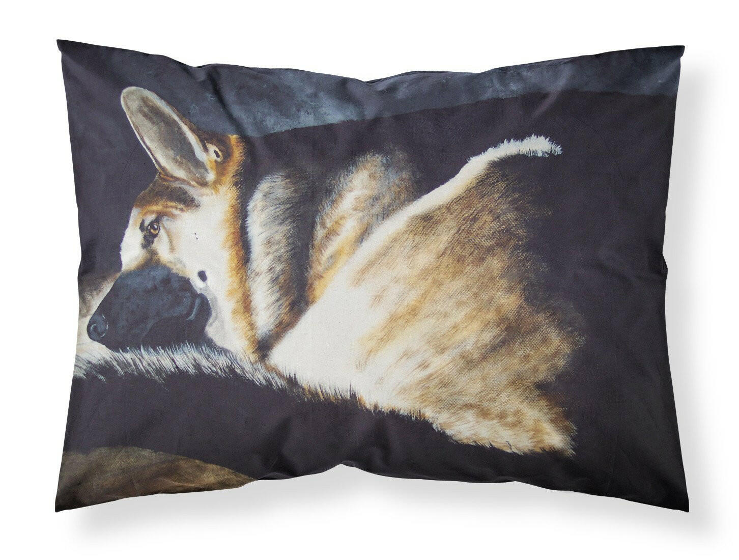 Day Dreamer German Shepherd Standard Pillowcase Lightweight Super Soft Easy Care Decorative Artwork Pillowcase, Standard