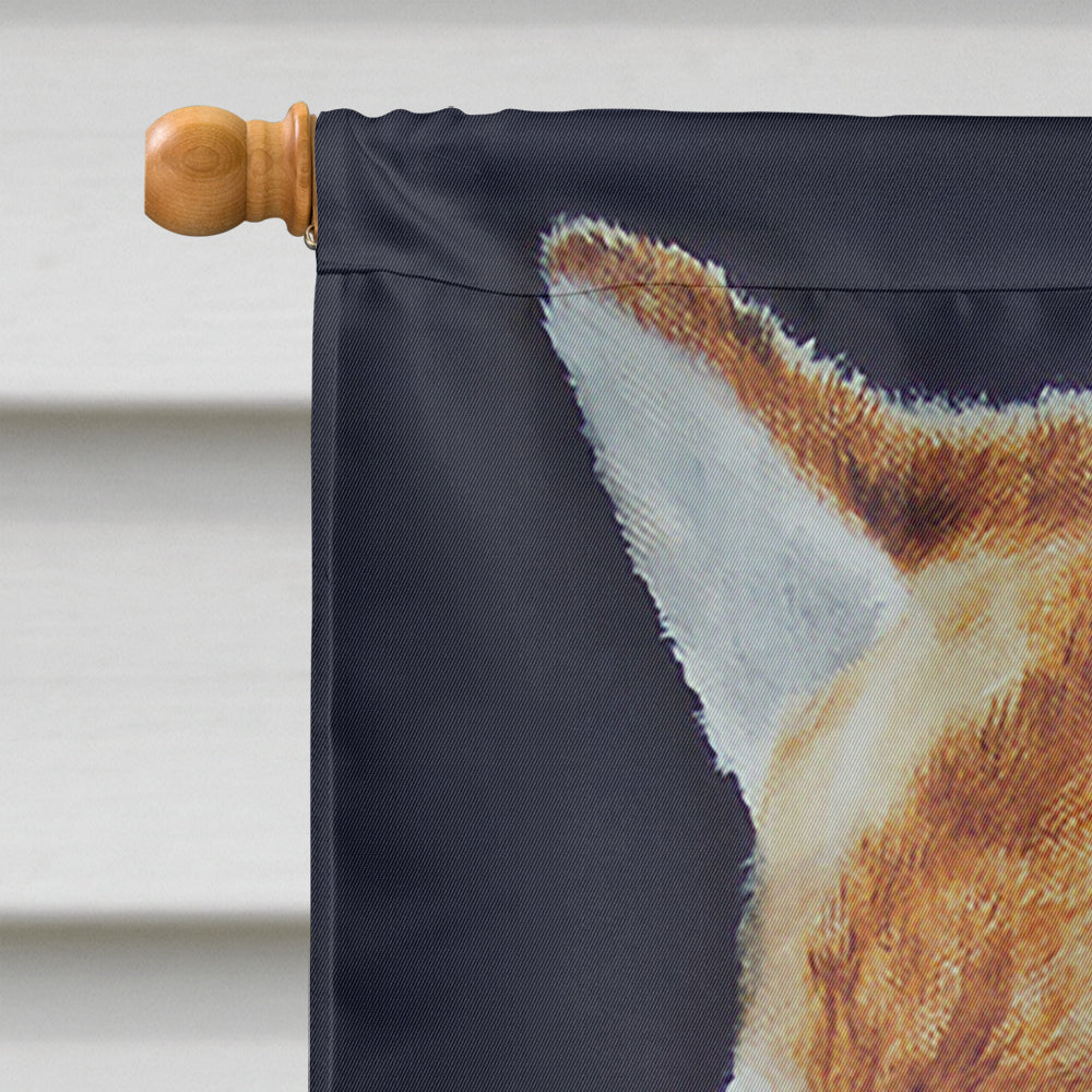 Siberian Husky House Flag 28x40 Porch Sleeve Pole Decorative Outside Yard Banner Artwork Wall Hanging, Polyester