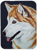 Siberian Husky Cutting Board Tempered Glass Kitchen Cutting Surface, Heat Resistant Chopping, Non-Slip Feet, Food Prep & Serving
