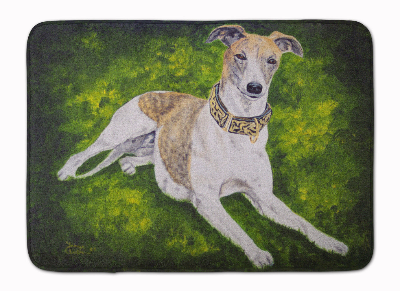 Isabella Greyhound Memory Foam Kitchen Mat Machine Washable Anti-Fatigue Cushion Comfort Bath or Kitchen Rug