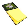 Isabella Greyhound Watercolor Sticky Note Holder Refillable Dispenser Desk Accessory 3x3 Pad Gift