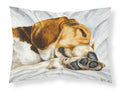 Beagle Bliss Standard Pillowcase Lightweight Super Soft Easy Care Decorative Artwork Pillowcase, Standard