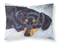 Black and Tan Doxie Dachshund Standard Pillowcase Lightweight Super Soft Easy Care Decorative Artwork Pillowcase, Standard