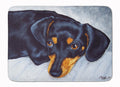 Black and Tan Doxie Dachshund Memory Foam Kitchen Mat Machine Washable Anti-Fatigue Cushion Comfort Bath or Kitchen Rug