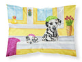 Bath Day Dalmatian Standard Pillowcase Lightweight Super Soft Easy Care Decorative Artwork Pillowcase, Standard