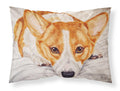 Fiona Corgi Standard Pillowcase Lightweight Super Soft Easy Care Decorative Artwork Pillowcase, Standard
