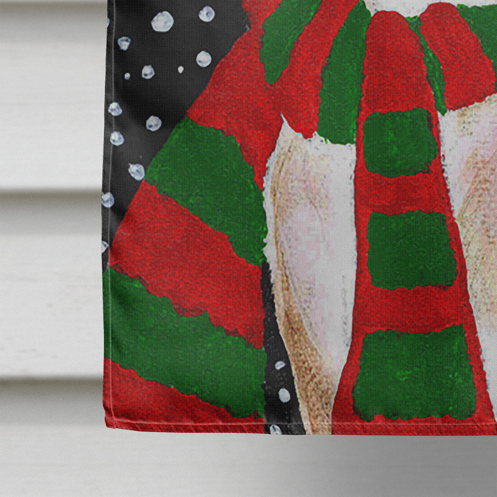 Snowy Chihuahua House Flag 28x40 Porch Sleeve Pole Decorative Outside Yard Banner Artwork Wall Hanging, Polyester