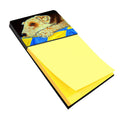 Airedale Terrier Momma's Quilt Watercolor Sticky Note Holder Refillable Dispenser Desk Accessory 3x3 Pad Gift
