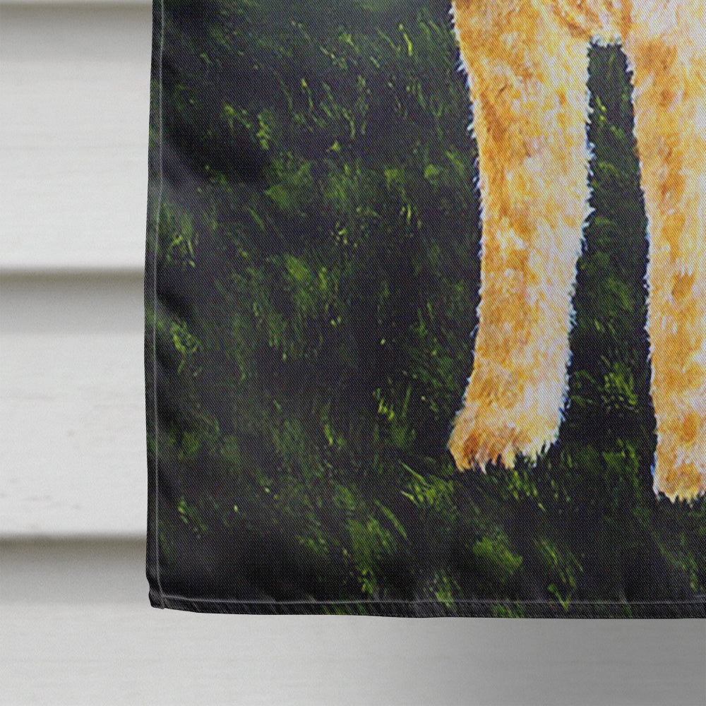 Delta Airedale Terrier House Flag 28x40 Porch Sleeve Pole Decorative Outside Yard Banner Artwork Wall Hanging, Polyester