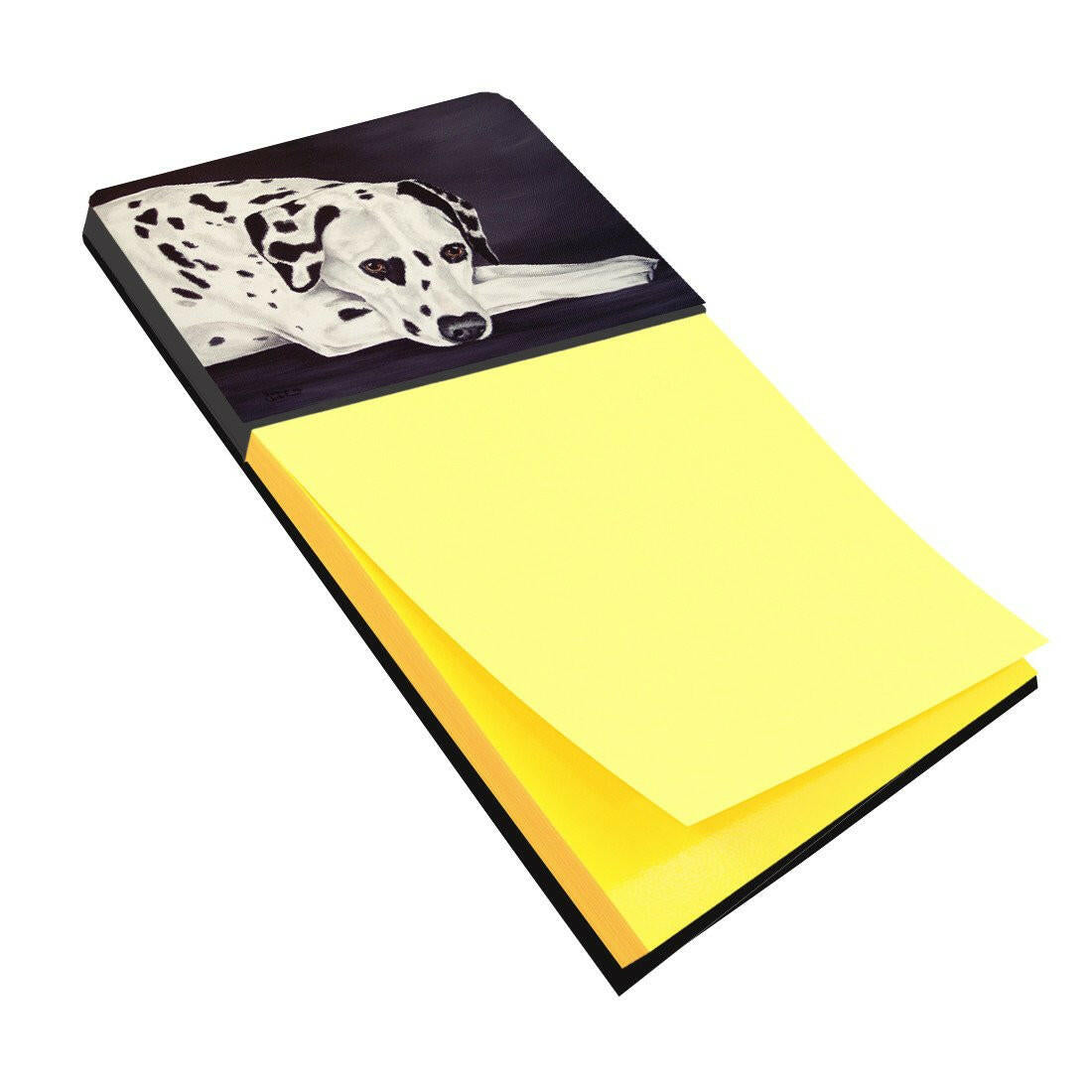 Dal Dalmatian Watercolor Sticky Note Holder Refillable Dispenser Desk Accessory 3x3 Pad Gift