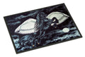 Black Flying Horse Doormat Indoor Outdoor 24H X 36W Front Door Mat Rugs for Entryway, Non Slip Washable Low Pile,