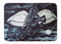 Black Flying Horse Memory Foam Kitchen Mat Machine Washable Anti-Fatigue Cushion Comfort Bath or Kitchen Rug
