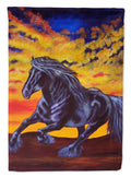 Desert Wind Horse House Flag 28x40 Porch Sleeve Pole Decorative Outside Yard Banner Artwork Wall Hanging, Polyester