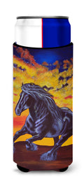 Desert Wind Horse Slim Can Hugger , Insulated Foam Hugger for 12 oz Slim Cans, Beer Bottles & Water Bottles, Printed in USA