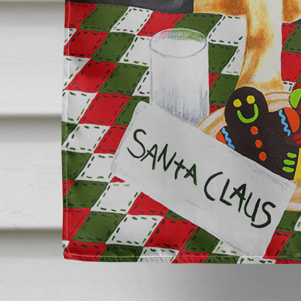 Santa's Helpers in Christmas Stockings Labrador House Flag 28x40 Porch Sleeve Pole Decorative Outside Yard Banner Artwork Wall Hanging, Polyester