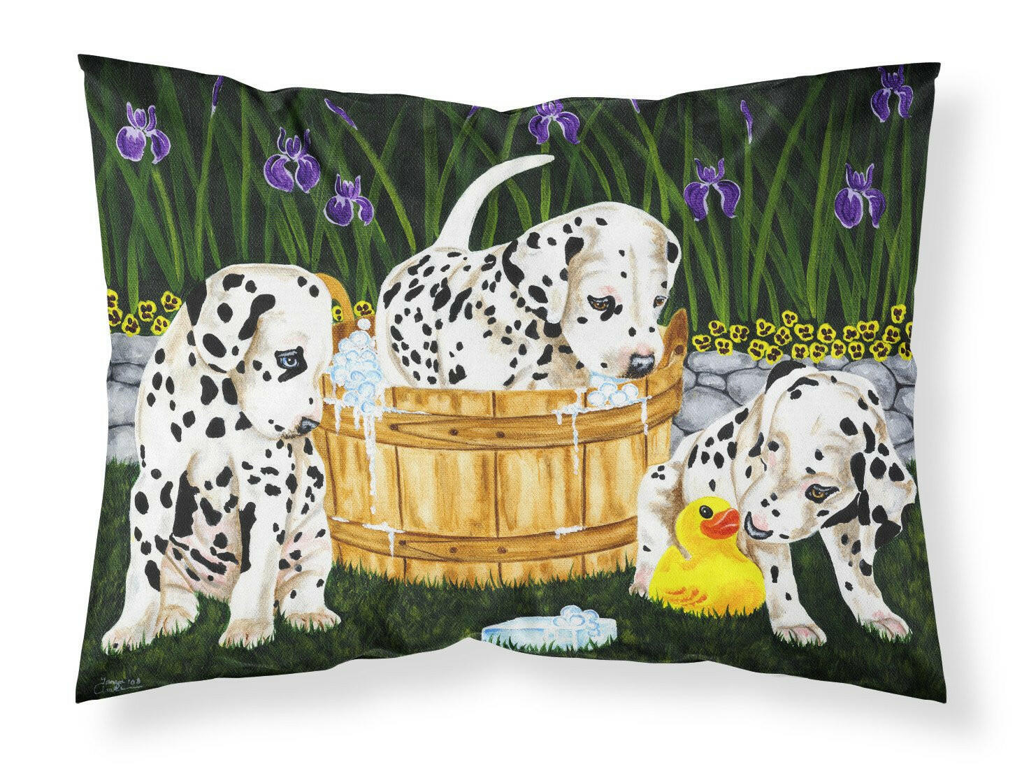 Pass the Soap Dalmatian Standard Pillowcase Lightweight Super Soft Easy Care Decorative Artwork Pillowcase, Standard
