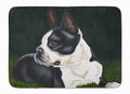 Boston Terrier Beauty Memory Foam Kitchen Mat Machine Washable Anti-Fatigue Cushion Comfort Bath or Kitchen Rug