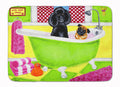 Tub for Two with Poodle and Pug Memory Foam Kitchen Mat Machine Washable Anti-Fatigue Cushion Comfort Bath or Kitchen Rug