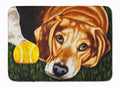 Have Ball Will Travel Beagle Memory Foam Kitchen Mat Machine Washable Anti-Fatigue Cushion Comfort Bath or Kitchen Rug